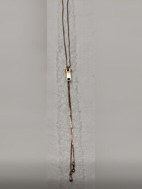Zipper/Lariat Necklace